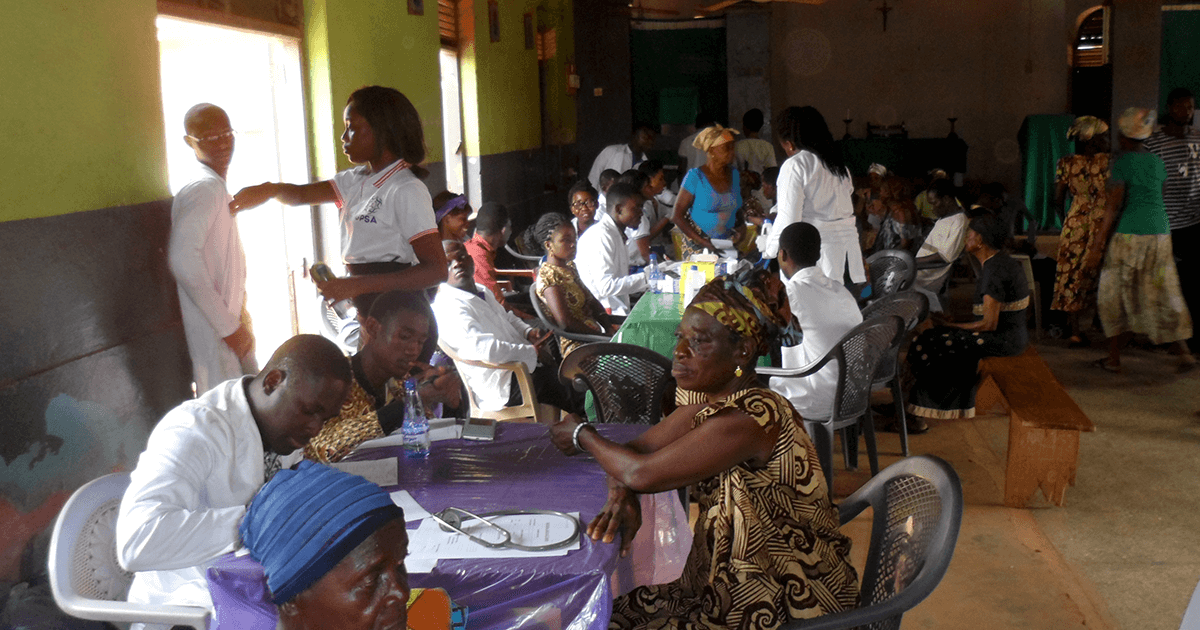 Pharmacy and Herbal Medicine Students on health…rural community in the Ashanti Region of Ghana