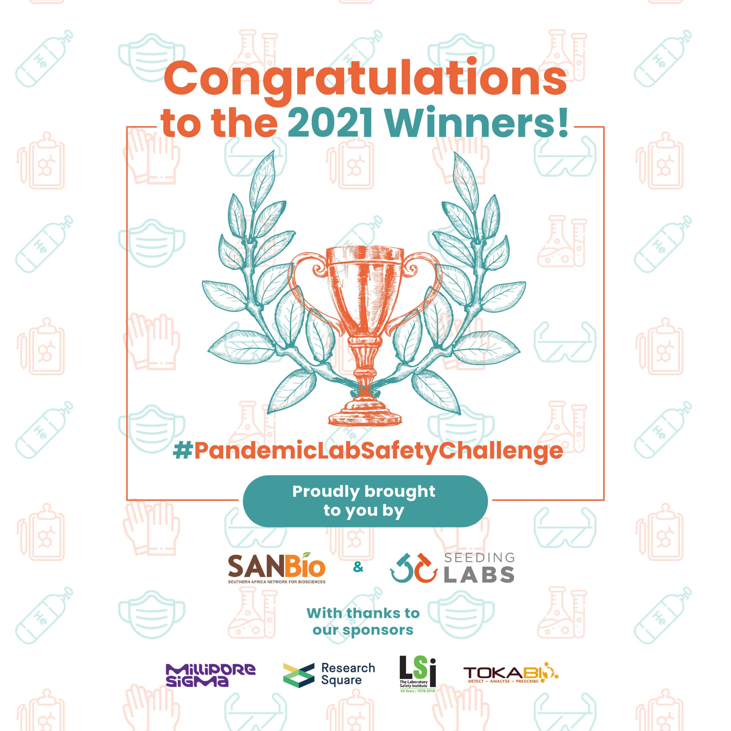 Congratulations to the Pandemic Lab Safety Challenge Winners
