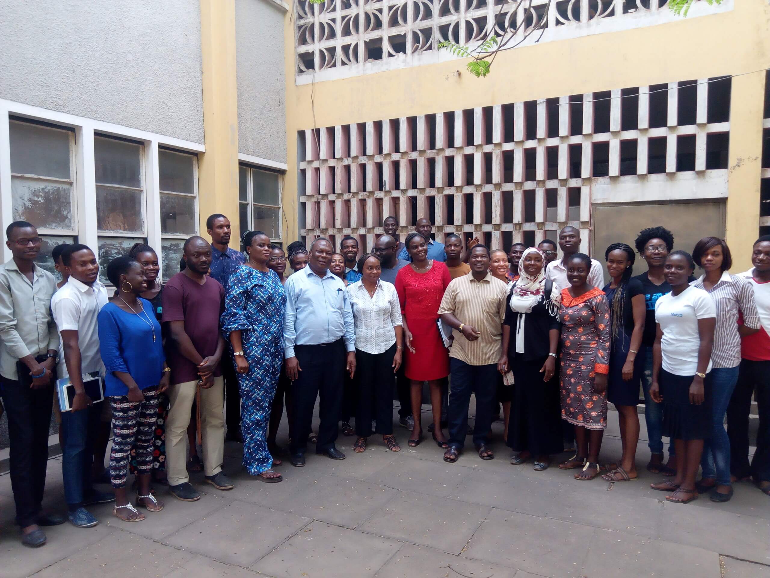 Postgraduate students and faculty in the Department of Zoology at the University of Ibadan