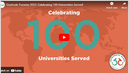 Seeding Labs Celebrates 100 Universities Served